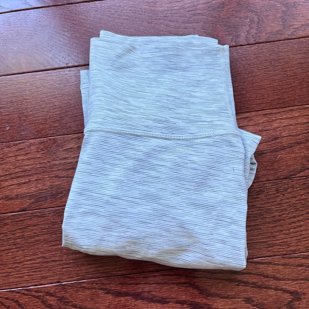 Lululemon align leggings white/grey